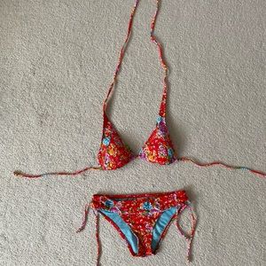 Floral bikini set size s